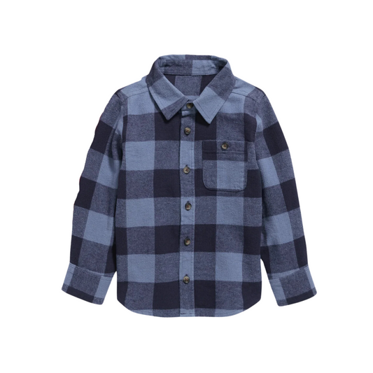 Old Navy - Camisa de franela con mangas largas