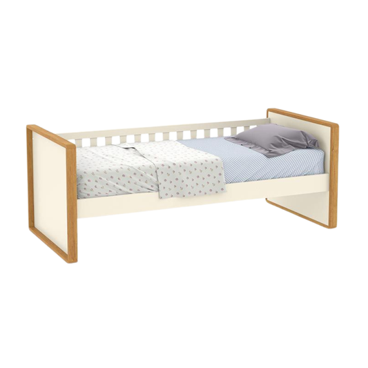 Cama Niñera Matic Tutto Laqueado Freijo Off White