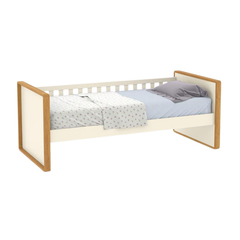Cama Niñera Matic Tutto Laqueado Freijo Off White