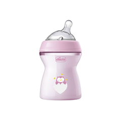 Biberón Chicco Natural Feeling Rosa 250ml 2m+
