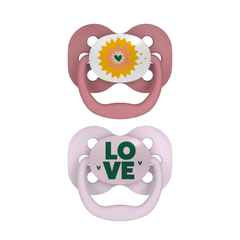 Set con 2 Chupetes Dr. Brown’s Advantage 0–6m Lavender Love