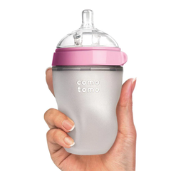 Biberón Anticólicos ComoTomo 250ml 3M+ Rosado