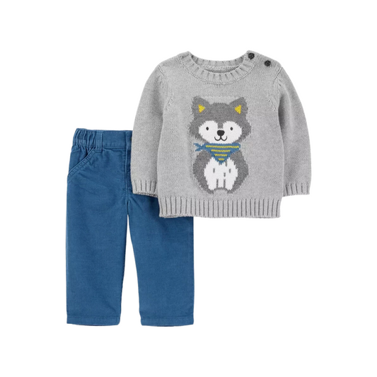 Carter's - Conjunto con 2 piezas de perro