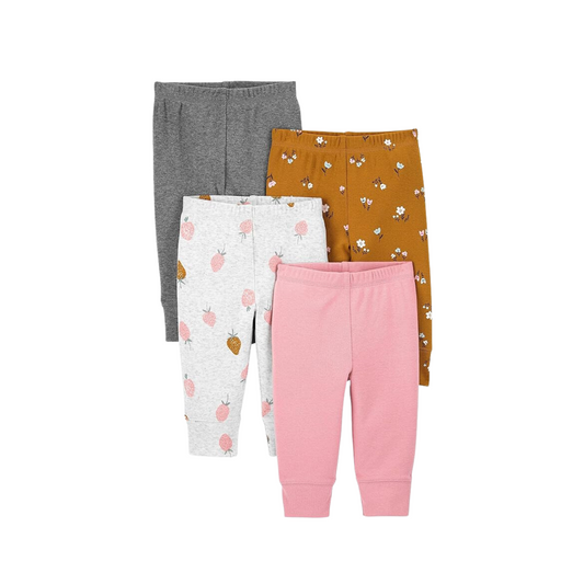 Simple Joys By Carter's - Paquete con 4 pantalones