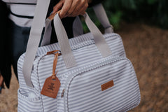 Bolso Maternidad Grande Crecer Gris