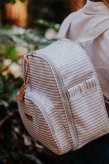Mochila Maternidad Mediana Con Bolsillo Térmico Crecer Gris