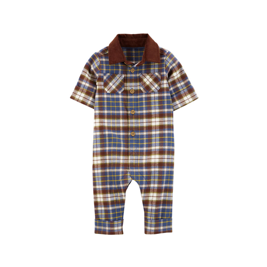 Carter's - Enterizo de franela sin pies