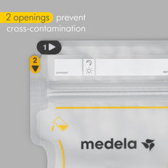 Kit con 50 Bolsas de Almacenamiento de Leche Materna Medela