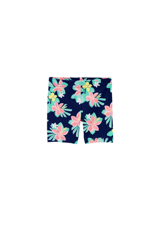 Carter's - Shorts tipo legging diseño floral azul marino