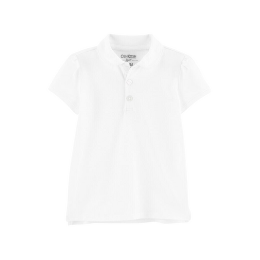 OshKosh B'Gosh - Blusa con cuello tipo polo color blanco