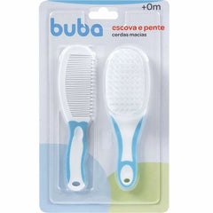 Kit Buba Cepillo y Peine Azul