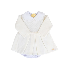 Kit Vestido Off White C/Blanco