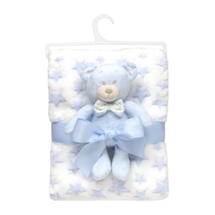 Kit Buba Manta + Peluche Azul
