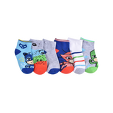 PJ Masks - Paquete con 6 pares de medias antideslizantes