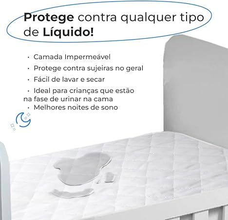 Protector impermeable de Colchon de Mini Cama