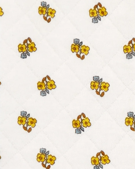 Carter's - Set con 3 piezas con cárdigan color blanco/amarillo