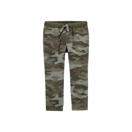 Carter's - Pantalón de algodón camuflaje