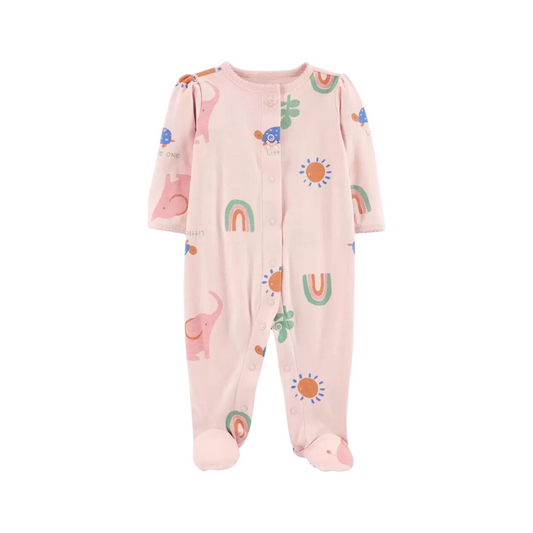 Carter's - Enterizo-Pijama diseño de tortugas y elefantes