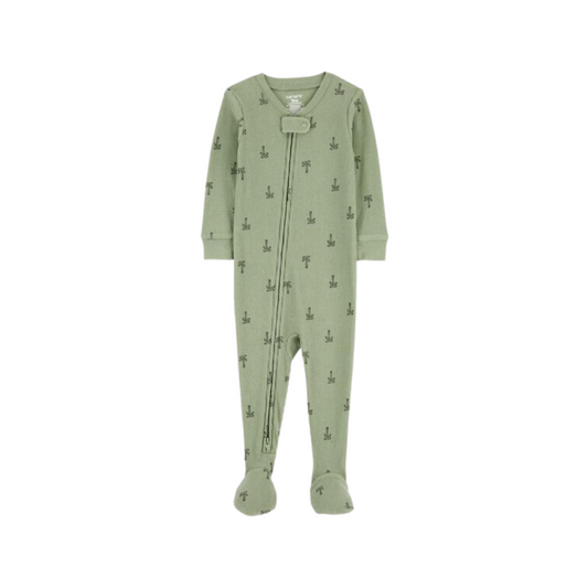 Carter's - Enterizo/Pijama con pies antideslizantes Palmera