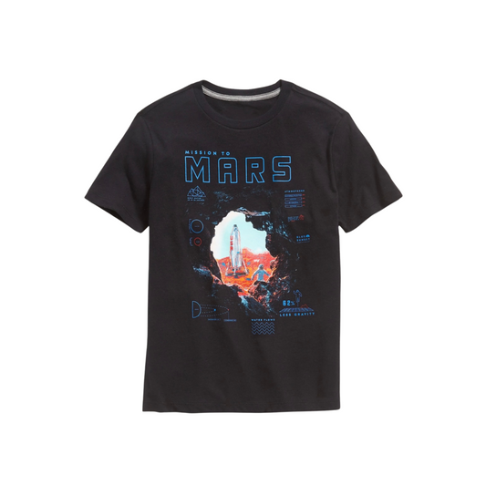 Old Navy - Remera de mangas cortas " Mission to Mars"