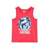 OshKosh B'Gosh - Remera básica color rojo diseño de tiburón