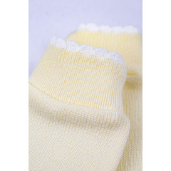 Kit Con Zapato y Manopla Amarillo Con Blanco