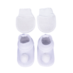 Kit Con Zapato y Manopla Blanco