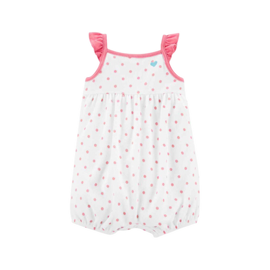 Carter's - Romper de micro towel Corazón