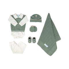 Salida Maternidad Verde Militar Con Off White