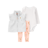 Carter's - Set con 3 piezas con chaleco