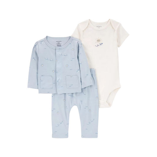 Carter's - Set con 3 piezas de aviones