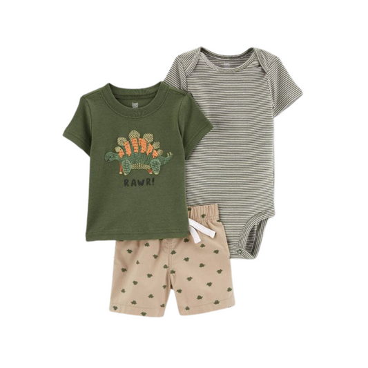 Just One You By Carter's - Set con 3 piezas dinosaurio Rawr