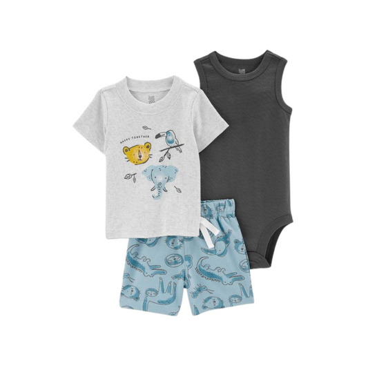Just One You By Carter's - Set con 3 piezas con diseño de animales