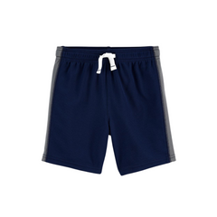Carter's -Shorts de malla color azul marino con cordón funcional