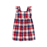 OshKosh B'Gosh - Vestido cuadriculado color rojo/blanco/azul
