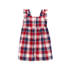 OshKosh B'Gosh - Vestido cuadriculado color rojo/blanco/azul