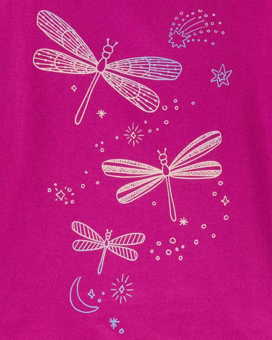 Carter's - Blusa con mangas largas Libelulas